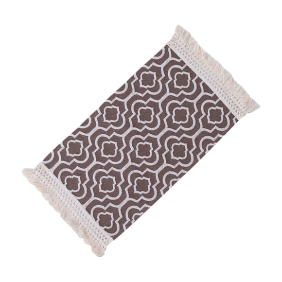 Yhmxh Utensilios de cocina Manteles individuales, servilletas gruesas y de lino con borlas, manteles individuales aislantes, hermosos y prácticos manteles aislantes para la mesa. Muebles para cocina