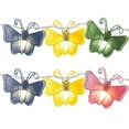 thumbnail image 2 of Brite Star Set of 10 Pink, Green, Blue and Yellow Butterfly Novelty Christmas Lights 11ft White Wire, 2 of 2