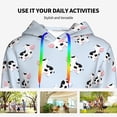 thumbnail image 4 of Xecao Cute Farm Cow Pattern Hoodies for Women Sweatshirts Long Sleeve Sweatshirts Pullover Outfits with Pocket-XX-Large, 4 of 7