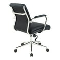 thumbnail image 4 of Mid Back Manager's Chair with Dillon Black Fabric and Chrome Base, 4 of 8