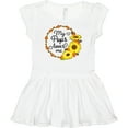 thumbnail image 3 of Inktastic My Pops Loves Me with Sunflower Wreath Girls Baby Dress, 3 of 5