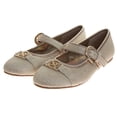 thumbnail image 5 of Badgley Mishcka Girls Ballerinas Shoes (Little Kids  Big Kids), Gold, Size: 4, 5 of 8