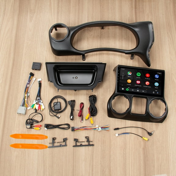 10.1" Carplay Car Stereo Radio for 2011-2017 Jeep Wrangler 3 JK GPS Navi WiFi FM