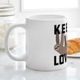 thumbnail image 4 of CafePress - Keep Calm And Love Sloths - 20 Oz White Ceramic Mega Mug, 4 of 5