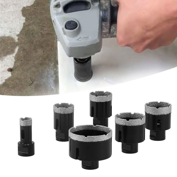 LAFGUR Hollow Drill Hole Saw Set 6 in 1 Tile Hollow Core Drill Hand Tools Hardware With Box 20 68mm M14 Hole Saw