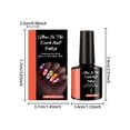 thumbnail image 7 of Glow In The Dark Gel, Glow Transparent Nail Top Coat, Long-lasting Luminous Nail Gel Top Coat for Nail Art, UV LED Needed Perfect with Any Colors Salon Pro DIY Home, 7 of 7