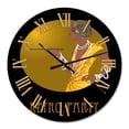 thumbnail image 2 of Designart 'Retro Fashion Glamour African American Woman' Modern Wall Clock, 2 of 5
