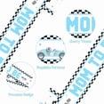 thumbnail image 4 of Racing Car Mom to Be Sash Blue Vintage Race Car Baby Shower Decorations Retro Racing Car Checkered Flag Sash for Pregnancy New Parents Photo Props Let's Go Racing Baby Shower Party Favors, 4 of 7
