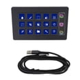 thumbnail image 2 of 15 Keys Visual Keyboard, LCD Custom Keyboard Streamlined Workflow  for Movie Editing, 2 of 7