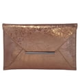 thumbnail image 2 of New Crushed Metallic Envelope Clutch, 2 of 32