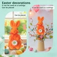thumbnail image 6 of ChicYu Easter Flocked Bunny Figurines Realistic Desktop Ornaments Cute Easter Themed Decor for Home Living Room Tabletop Party Decoration, 6 of 6