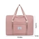 thumbnail image 3 of Bolsa de viaje plegable para mujer | Equipaje de mano impermeable de 30 l | Bolsa de deporte para gimnasio y fin de semana para niñas | Rosa, negro, morado, azul, gris y vino, 3 of 9