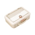 thumbnail image 4 of Tnarru Document Storage Box Multi Pockets File Organizer Large Capacity Portable File Bag Document Organizer for Files, Certificates, White, 4 of 8