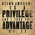 thumbnail image 2 of Grey, Jace 12x12 White Modern Wood Framed Museum Art Print Titled - Awesome 2, 2 of 4