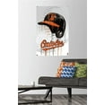 thumbnail image 2 of MLB Baltimore Orioles - Drip Helmet 22 Wall Poster with Pushpins, 22.375" x 34", 2 of 5