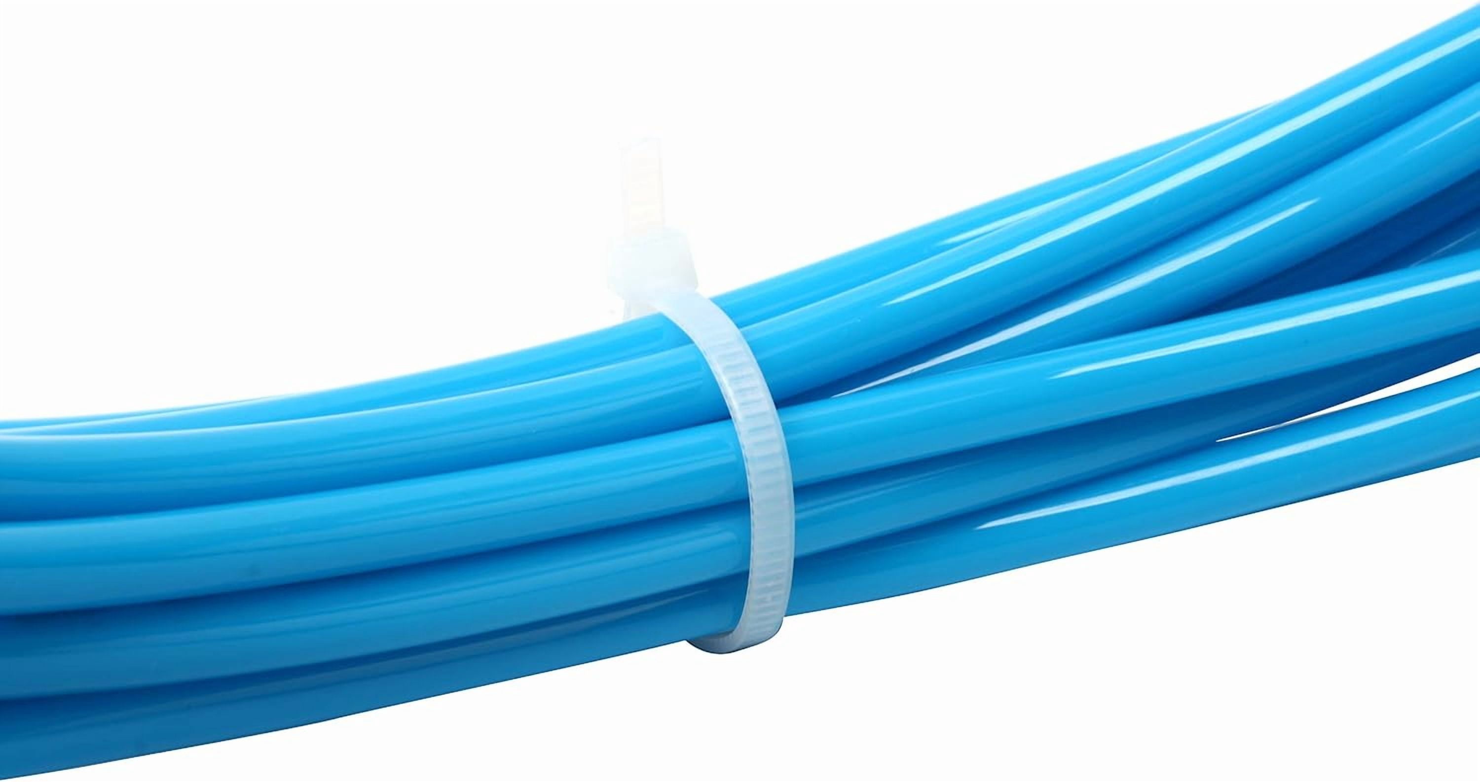 MKEUDQ-Tubing Pipe Pneumatic Od 1/4" Blue Color Air Compressor PU Hose Air Hose for Air Line Tubing Or Fluid Transfer 10 Meters 32.8 ft