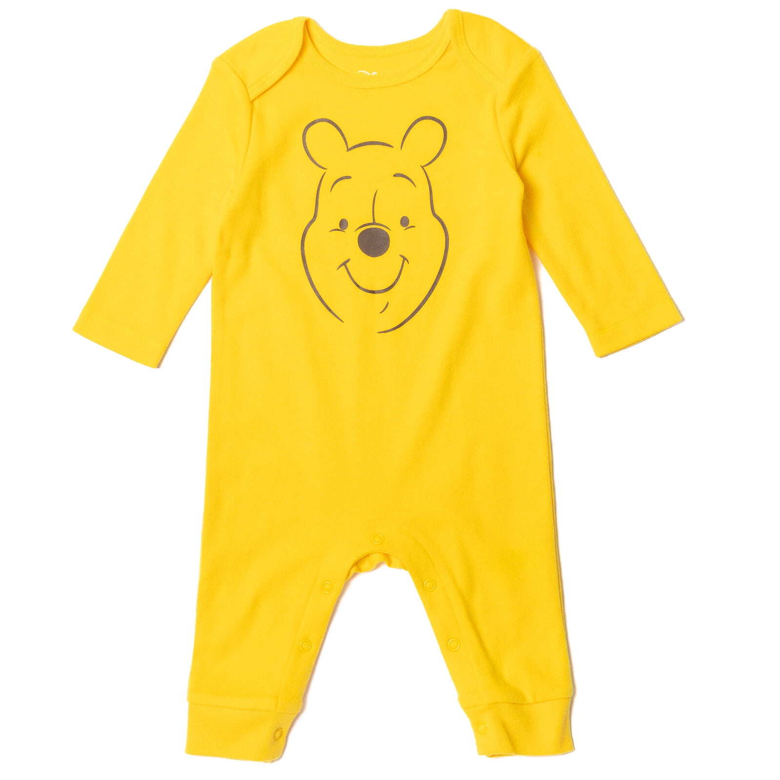 Disney Winnie the Pooh Newborn Baby Boys Snap Coverall and Hat Newborn to Infant