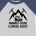 thumbnail image 4 of Inktastic Rock Climber Mommy Climbing Buddy Boys or Girls Baby Bodysuit, 4 of 5