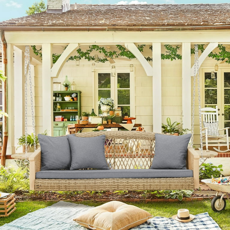 Sofa Wicker Porch Swing Bed Belham Living Bellevue Deep Seating