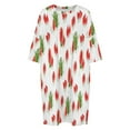 thumbnail image 4 of Summer Watermelon Sleepshirts For Sleeping Travels Loose Sleepdress Pajama Dress Soft Nightdress Sleepwear, 4 of 7