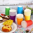 thumbnail image 6 of 60 Pieces 9 Ounce Disposable Paper Cups Party Cups Drinking Cups for Party, DIY and Holiday, 6 Colors, 6 of 9