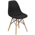 thumbnail image 1 of Elon Series Milan Patchwork Fabric Chair with Wooden Legs, 1 of 8