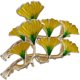 thumbnail image 1 of CRILSTYLEO 2Ud Clips De Garra Para Estilo Hoja De Ginkgo Para Sujetar Y, 1 of 7