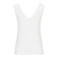 thumbnail image 5 of Mittory Women’s Sexy Plunge Deep V Neck Sleeveless V Backless Going Out Tank Trendy Bodysuits Tops, 5 of 6