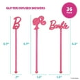 thumbnail image 5 of Pink Decoration Barbie Skewer Stir Sticks Birthday Party Cake Picks DecoPac(3 Count), 5 of 9