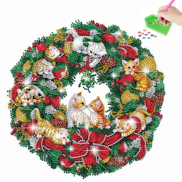 Mosaico Diamante Arte Pegatina Muñeco Nieve para Niñas Regalo