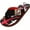 Black/Red, variant on NORTY Boy's Flip Flops Lightweight Sandal for Beach Pool or Everyday Adventures