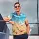 thumbnail image 4 of Balery Tropical Beach With Starfish Camisa Polo de Hombre con Estampado, de Manga Corta y Tejido Medio, Camisa Tipo Golf Polo-Medium, 4 of 6