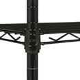 thumbnail image 5 of SAFAVIEH Sierra Mini 3-Tier Chrome Wire Shelf Black, 5 of 5