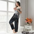 thumbnail image 5 of Vsdgher Majestic Black Yak Women’s Womens Pajama Pants, Lounge Wide Leg PantsLounge Pants,Sleep Bottoms, Lounge for Women-X-Large, 5 of 6