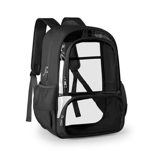 Mochila KIMNERPU transparente de PVC con correas reforzadas y gran capacidad
