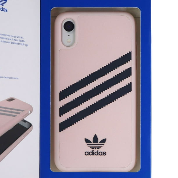 Pastor mensaje Interacción Adidas 3-Stripe Snap Case for Apple iPhone XR - Pink and Gray - Walmart.com