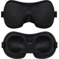thumbnail image 1 of Máscara para dormir, máscara de viaje antiluz 3D, máscara para dormir con diseño de puente de nariz alta, ajustable ultrasuave y cómoda, máscara para ojos para hombres/mujeres/niños/yoga brillar Electrónica, 1 of 5