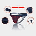thumbnail image 3 of Calzoncillos De Hombre G String Elástico Cintura Bulto Bolsa Delgada Triángulo Bragaspangjing, 3 of 4