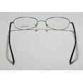 thumbnail image 5 of NEW VERA WANG V108 WOMENS/LADIES DESIGNER FULL-RIM CHROME / BLACK PRESTIGIOUS DESIGNER OPTICAL FRAME DEMO LENSES 48-18-130 EYEGLASSES/GLASSES, 5 of 9