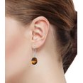 thumbnail image 2 of 925 Sterling Silver Women Jewelry Natural Tiger Eye Earring, 2 of 5