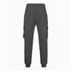thumbnail image 4 of Pantalones cargo de poliéster para hombre, de longitud completa, a la moda, de color liso, con bolsillos, cordón ajustable, cintura elástica y pierna recta., 4 of 5