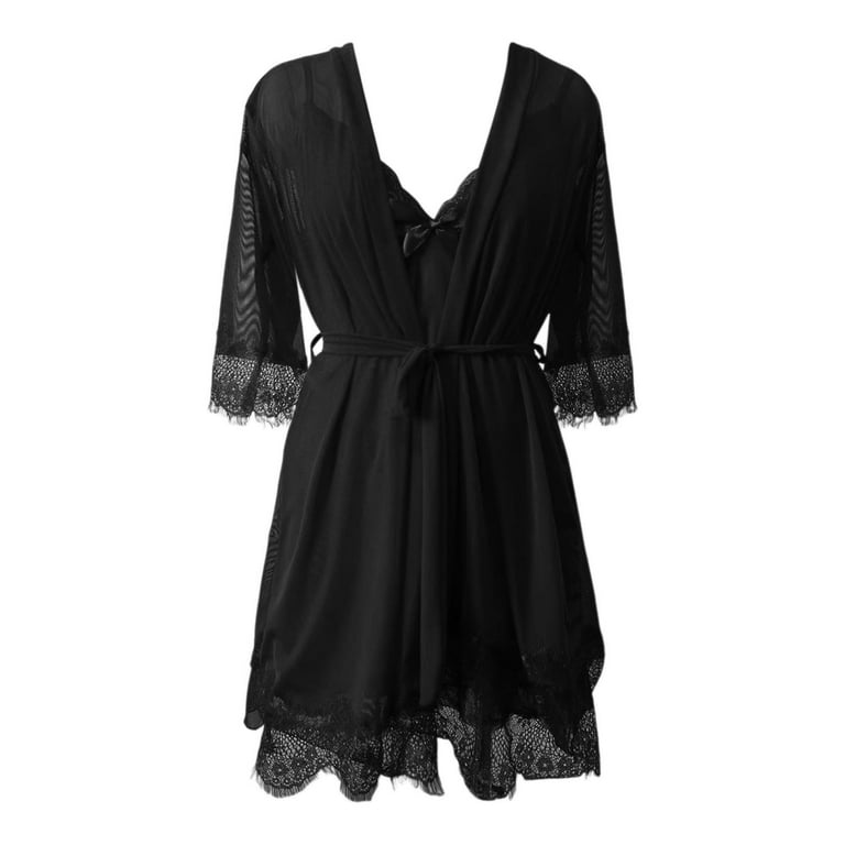 black fishnet mini dress Sleeveless Tricot V-Neck, Roxy Form Double Lined Fishnet Mini Dress in Black, Size S,