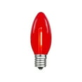 thumbnail image 2 of Novelty Lights Red C9 LED Shatterproof Plastic Christmas Replacement Bulbs 25 Pack, 2 of 7