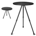 thumbnail image 4 of Round Folding Table Black Ultra Light Liftable Aluminium Alloy Folding Camping Table for Outdoor Picnic Travel Black, 4 of 8