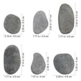 thumbnail image 2 of Supvox 6PCS Beach Pebbles for Drawing 5-9m Mixed Stones for Painting Kids DIY Painting Rocks, 2 of 9
