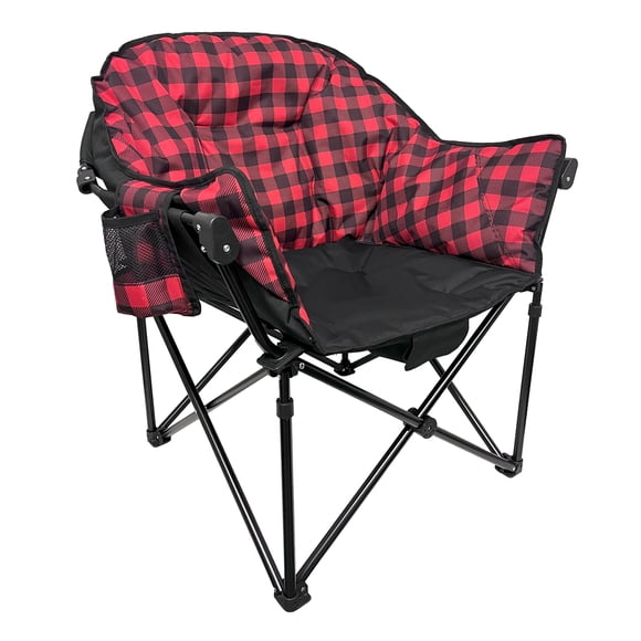 TRAILBLAZER LOGAN Heated Camping Chair- Buffalo Plaid