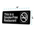 thumbnail image 3 of Alpine Industries 9 in. x 3 in. This is a Smoke-Free Restaurant Sign 5 Pack, 3 of 5