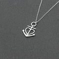 thumbnail image 5 of 50th Birthday Greeting Card Silver Anchor Heart Necklace Womens Ginger Lyne Collection, 5 of 7