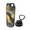thumbnail image 2 of Cauagu Sunshine Jungle Dinosaur Print 18oz Vacuum Insulated Stainless Steel Water Bottle,Coffee Travel Mug Spill Proof with Lid,Thermos Cup for Keep Hot/Ice Water Drinks, 2 of 7