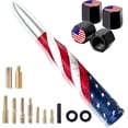 thumbnail image 1 of Antena Bullet para coche, camión, diseño HVSTTPK, bandera estadounidense, 1 of 8